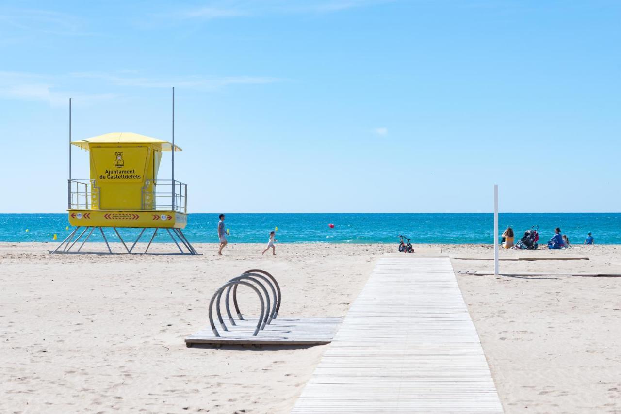Beach Apartment IV Coeur De Plage Castelldefels Eksteriør bilde